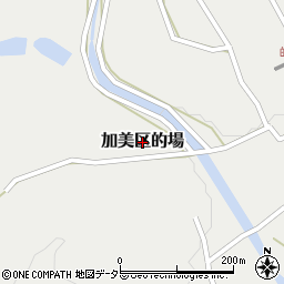 兵庫県多可町（多可郡）加美区的場周辺の地図