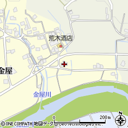 兵庫県丹波市山南町金屋12-1周辺の地図