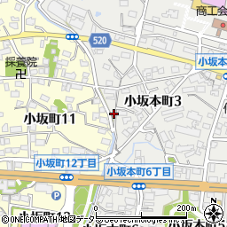 愛知県豊田市小坂本町3丁目57周辺の地図