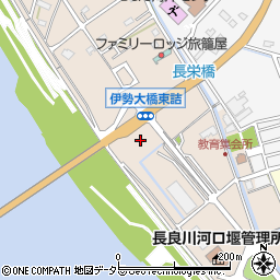 三重県桑名市長島町十日外面周辺の地図