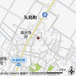 滋賀県守山市矢島町1206周辺の地図