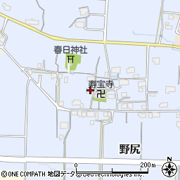 兵庫県丹波篠山市野尻374周辺の地図