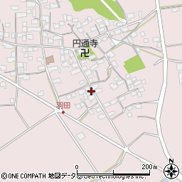 滋賀県東近江市上羽田町756周辺の地図