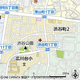 愛知県豊田市渋谷町周辺の地図