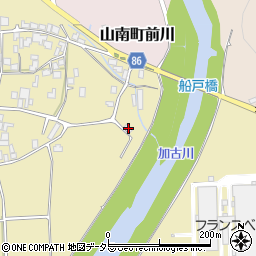 兵庫県丹波市山南町梶309周辺の地図