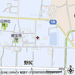 兵庫県丹波篠山市野尻315周辺の地図