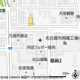 鴻池運輸株式会社　名古屋食品流通センター　営業所周辺の地図