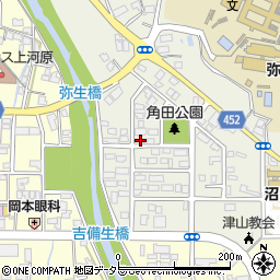 岡山県津山市大田86-5周辺の地図