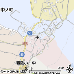 京都府京都市右京区嵯峨越畑南ノ町22周辺の地図