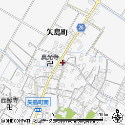 滋賀県守山市矢島町1204-1周辺の地図