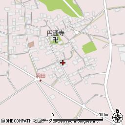 滋賀県東近江市上羽田町561周辺の地図