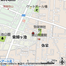 愛知県みよし市三好町弥栄176周辺の地図