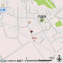 滋賀県東近江市上羽田町739周辺の地図