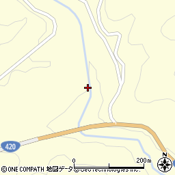 愛知県設楽町（北設楽郡）豊邦（フジタテ）周辺の地図