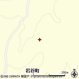 愛知県豊田市岩谷町横吹周辺の地図