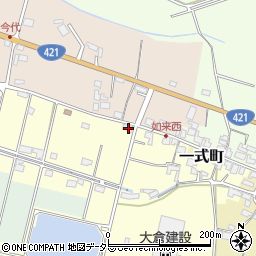 滋賀県東近江市石谷町1201-2周辺の地図