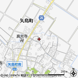 滋賀県守山市矢島町1200周辺の地図