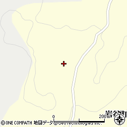愛知県豊田市岩谷町岩谷洞周辺の地図