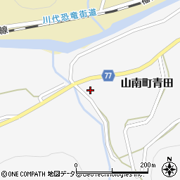 兵庫県丹波市山南町青田526周辺の地図