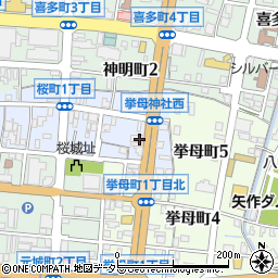 愛知県豊田市桜町2丁目69周辺の地図