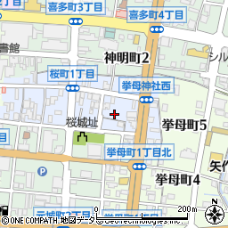 愛知県豊田市桜町2丁目36周辺の地図