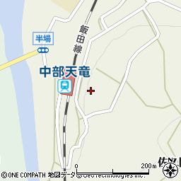静岡県浜松市天竜区佐久間町半場188周辺の地図