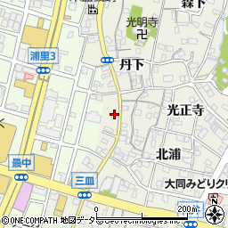 愛知県名古屋市緑区鳴海町北浦62周辺の地図