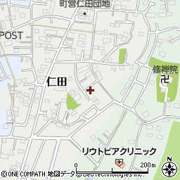 静岡県田方郡函南町仁田681-4周辺の地図