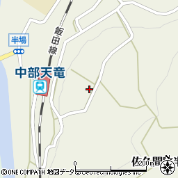 静岡県浜松市天竜区佐久間町半場190周辺の地図