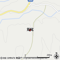 愛知県設楽町（北設楽郡）荒尾周辺の地図