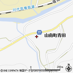 兵庫県丹波市山南町青田521周辺の地図