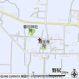 兵庫県丹波篠山市野尻378周辺の地図