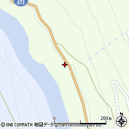 静岡県浜松市天竜区佐久間町大井2265-1周辺の地図