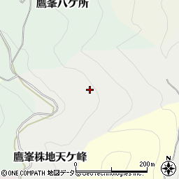 京都府京都市北区鷹峯株地天ケ峰周辺の地図