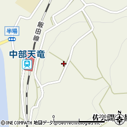 静岡県浜松市天竜区佐久間町半場191周辺の地図