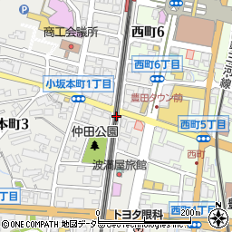 愛知県豊田市小坂本町4丁目8周辺の地図