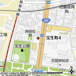 イオ信用組合大江支店周辺の地図