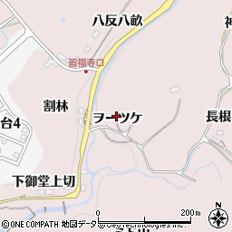 愛知県豊田市幸海町ヲーツケ22-2周辺の地図