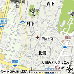 愛知県名古屋市緑区鳴海町北浦38周辺の地図