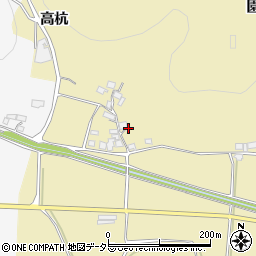 京都府南丹市園部町口司前川坪周辺の地図