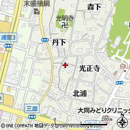 愛知県名古屋市緑区鳴海町北浦39周辺の地図