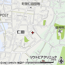 静岡県田方郡函南町仁田681-9周辺の地図