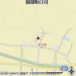京都府南丹市園部町口司岡ノ谷周辺の地図