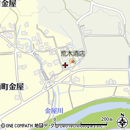 兵庫県丹波市山南町金屋73-1周辺の地図