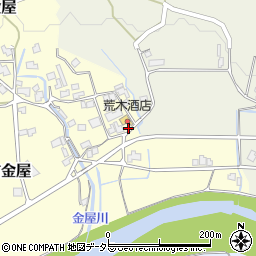 兵庫県丹波市山南町金屋74周辺の地図