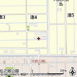愛知県海部郡飛島村渚4丁目周辺の地図