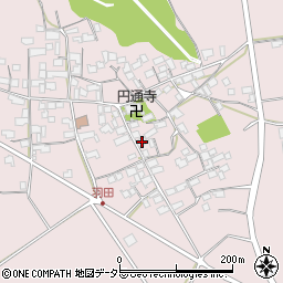 滋賀県東近江市上羽田町581周辺の地図