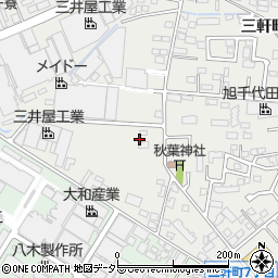 愛知県豊田市三軒町5丁目周辺の地図