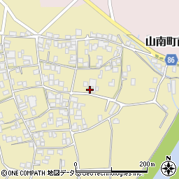兵庫県丹波市山南町梶364周辺の地図