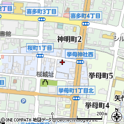 愛知県豊田市桜町2丁目38周辺の地図